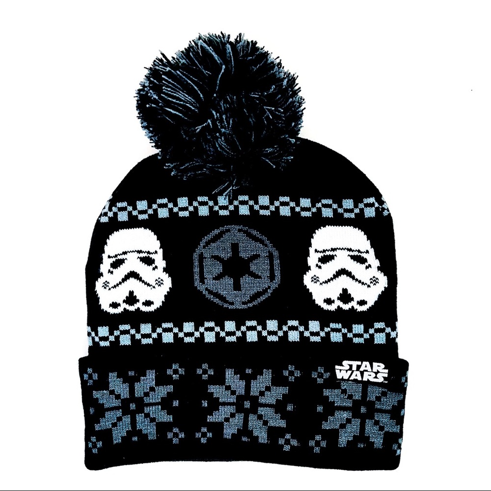 Disney Star Wars Storm Trooper Movie Winter Hat Beanie Mens Womens Gift - Picture 5 of 7